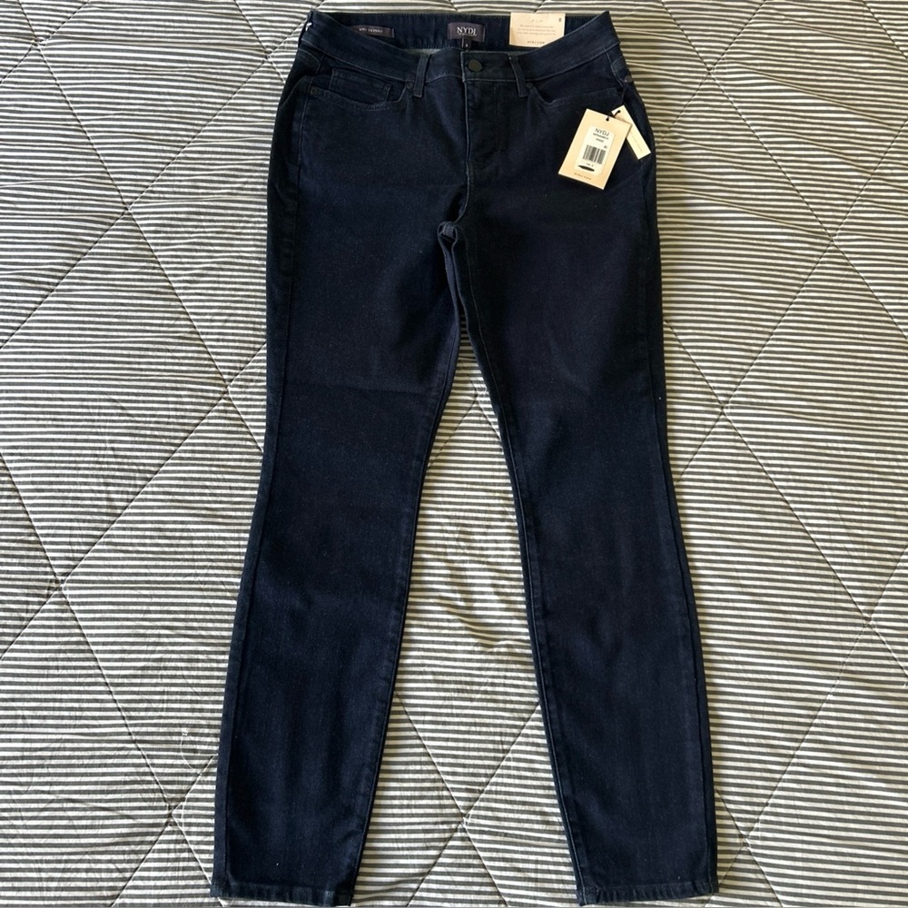 New Not Your Daughter's NYDJ Skinny Jeans LiftxTuck Tech Rinse Size 8 $99
